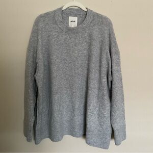 Aerie Light Gray Crewneck Sweater
